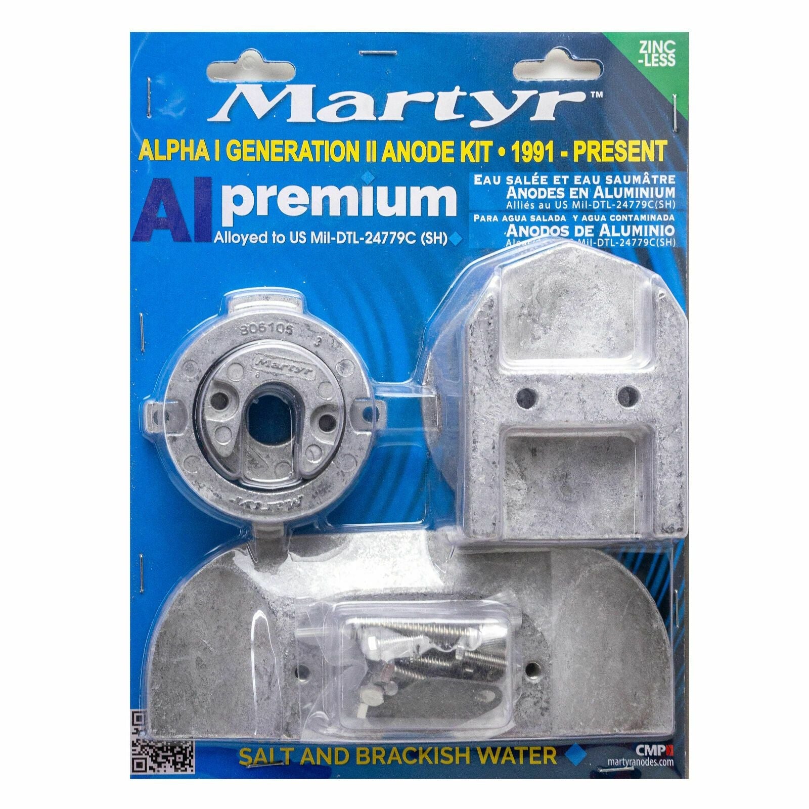 Martyr Aluminum Anode Kit for Mercruiser Alpha One Gen 2 1991-Present
