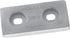 Martyr CMZHC3AZ, Zinc Alloy Pleasurecraft ZHC-3 Medium Streamlined Bolt-on hull anode