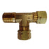 Uflex Male Run T-Fitting - 3/8" x 3/8" Tube x 1/4" NPT [171CA-6-4]