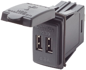 DUAL USB CHARGER (BLUE SEA)
