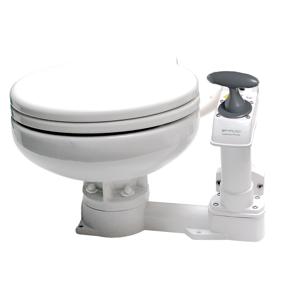 Johnson Pump AquaT Manual Marine Toilet - Super Compact [80-47625-01]