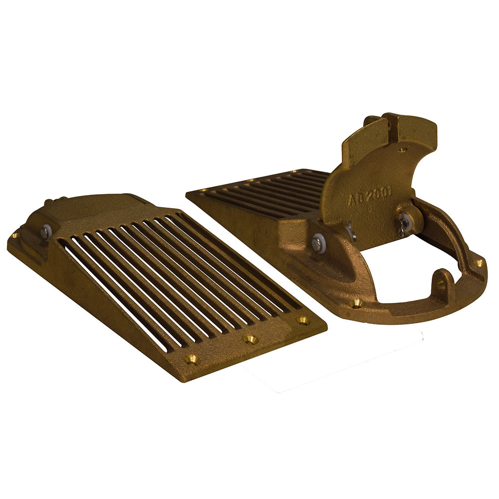 GROCO Bronze Slotted Hull Scoop Strainer w/Access Door f/Up to 2
