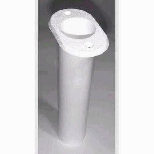 T-H Marine Rod Holder Flat Top White #RH-2FW-DP