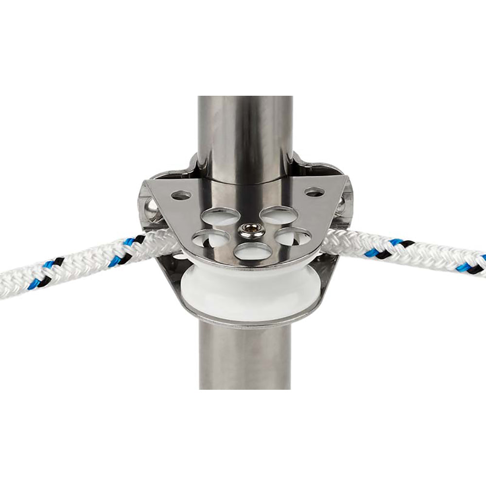 Schaefer Clamp-On Furling Line Stanchion Lead Block - 1