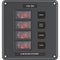 Blue Sea 4320 Circuit Breaker Switch Panel 4 Position - Gray [4320]