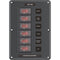 Blue Sea 4322 Circuit Breaker Switch Panel 6 Position - Gray [4322]