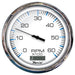 Faria Chesapeake White SS 5" Tachometer w/Digital Hourmeter - 6000 RPM (Gas) (Inboard) [33863]
