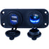 Sea-Dog Double USB  Power Socket Panel [426505-1]