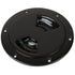 Sea-Dog Smooth Quarter Turn Deck Plate - Black - 6" [336165-1]