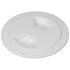 Sea-Dog Quarter-Turn Smooth Deck Plate w/Internal Collar - White - 6" [336360-1]