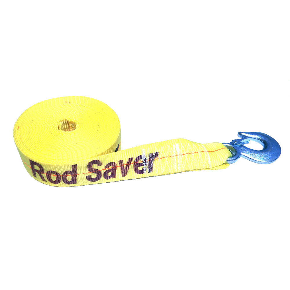 Rod Saver Heavy-Duty Winch Strap Replacement - Yellow - 2