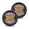 RIGID Industries 360-Series 4" LED Off-Road Fog Light Drive Beam w/Amber Backlight - Black Housing [36118]