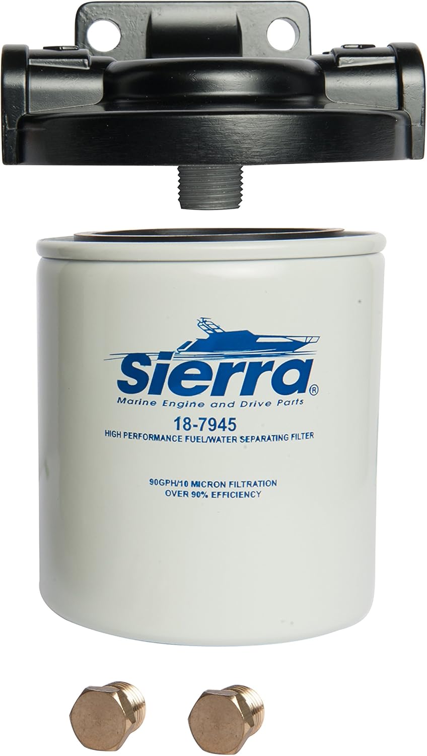 Sierra International 18-7982-1 Marine Fuel Water Separator Kit - White