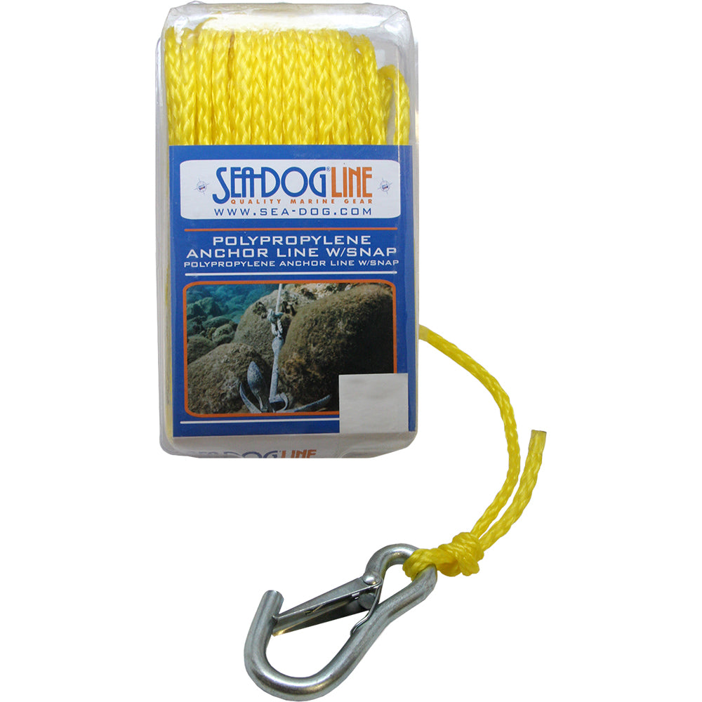 Sea-Dog Poly Pro Anchor Line w/Snap - 1/4