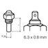 Veratron Engine Oil Temperature Sensor - Single Pole, Common Ground - 50-150C/120-300F - 6/24V - M14 x 1.5 Thread [323-801-004-002N]