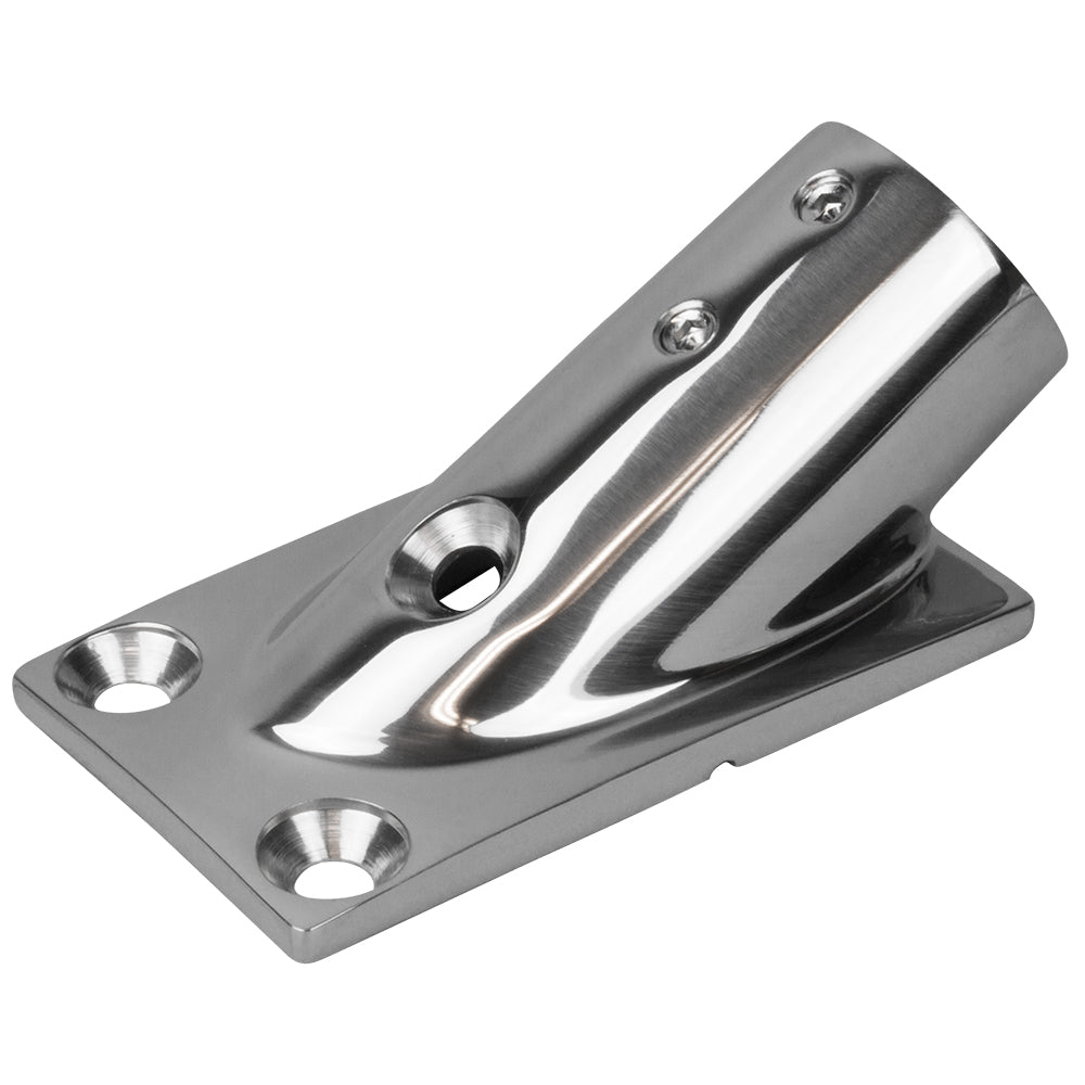 Sea-Dog Rail Base Fitting Rectangular Base 30 316 Stainless Steel 7/8