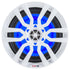 DS18 HYDRO 6.5" 2-Way Marine Speakers w/RGB LED Lights 300W - White [NXL-6]