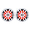 DS18 HYDRO 6.5" 2-Way Marine Speakers w/RGB LED Lights 300W - White [NXL-6]