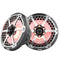 DS18 HYDRO 8" 2-Way Marine Speakers w/RGB LED Lights - 125W RMS, 4-Ohm - Black Carbon Fiber [CF-8M]