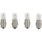 VDO Type A - White Metal Base Bulb - 24V - 4-Pack [600-807]
