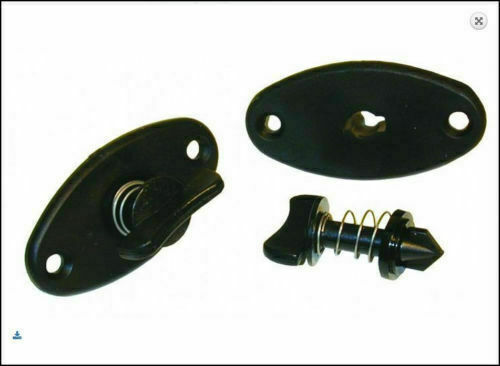 Marpac 54211 Windshield Window Quick Release Fastener – Black Nylon, Pair for Boats