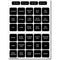 Label KIT DC H2O Panel SQ BLK V1