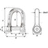 Wichard Self-Locking Allen Head Pin D Shackle - 12mm Diameter - 15/32" [1306W]
