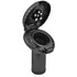 Attwood Deck Fill f/Carbon Canister System - Angled Body  Scalloped Black Plastic Cap [99DFCCAB1S]