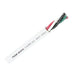 Pacer Round 4 Conductor Cable - 100 - 14/4 AWG - Black, Green, Red  White  [WR14/4-100]