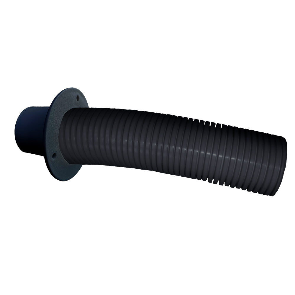 Trident Marine 10 Black Stern Flex Hose w/Transom Flange [TFK-10]