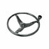 Marpac 7-0709 Boat Steering Wheel w/ Control Knob – 13" Stainless Steel, Cap Nut Included