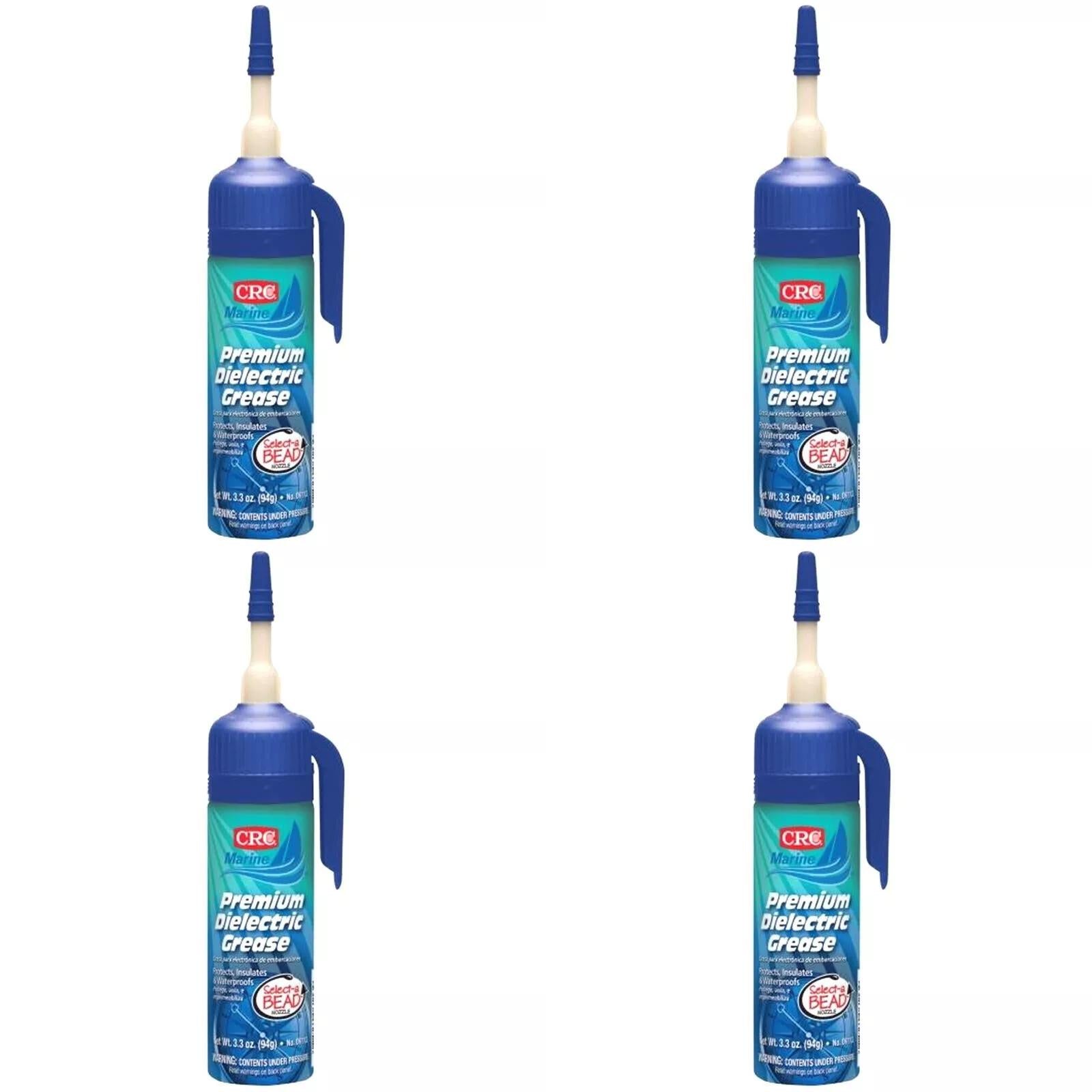 CRC Marine Premium Dielectric Grease - 4 Pack (3.3 Wt Oz each) - Electrical Insulation
