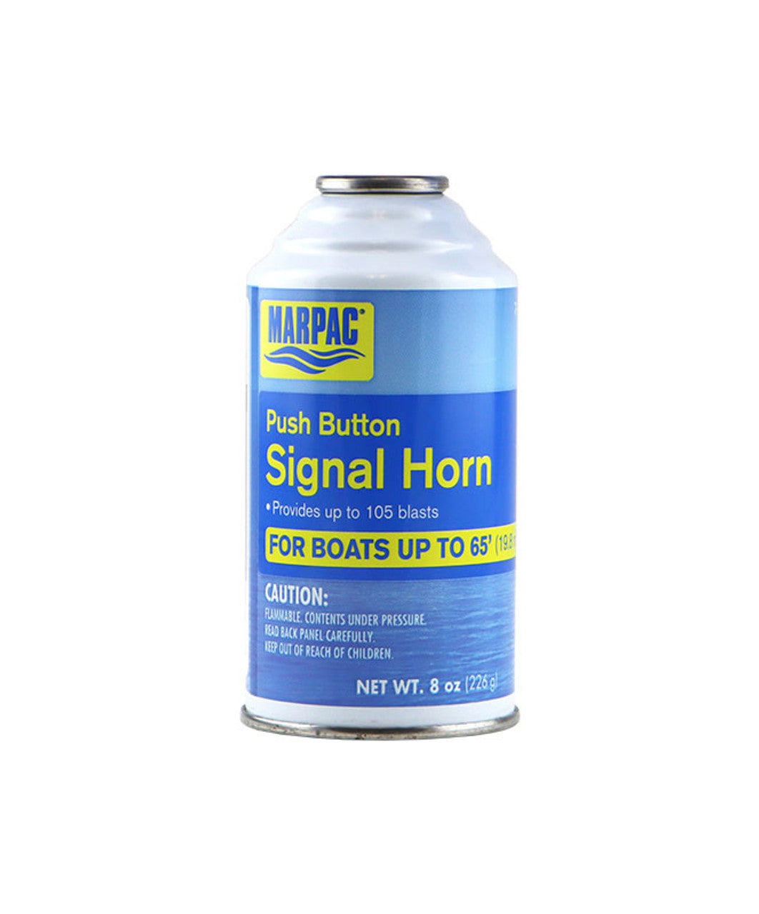 Marpac Push Button Signal Horn - 120dB, 8oz, Up to 105 Blasts (7-0656)