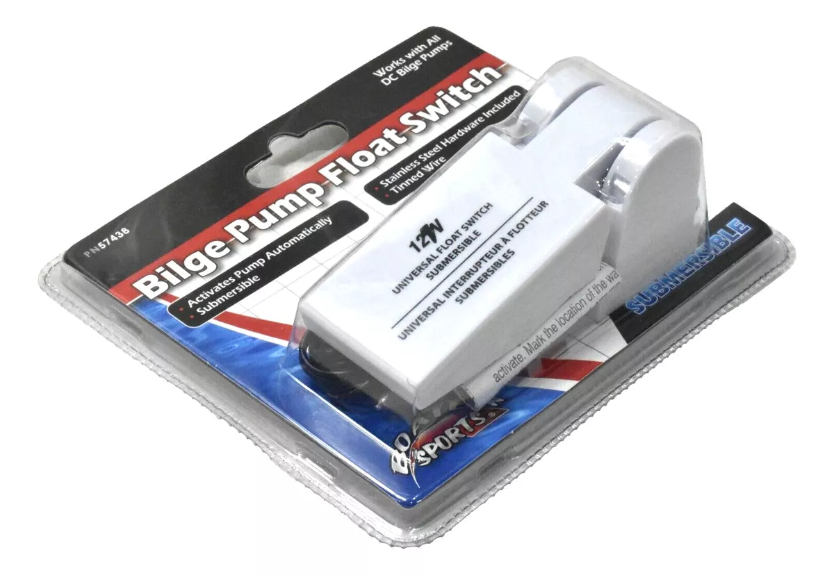 Automatic 12V Bilge Pump Float Switch for Boat Marine Water Removal | 15A | 57438
