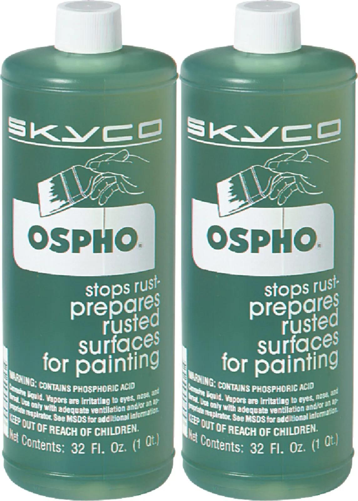 Ospho 605 Metal Treatment - 2 Pack (32oz each) - Rust Converter & Metal Stabilizer