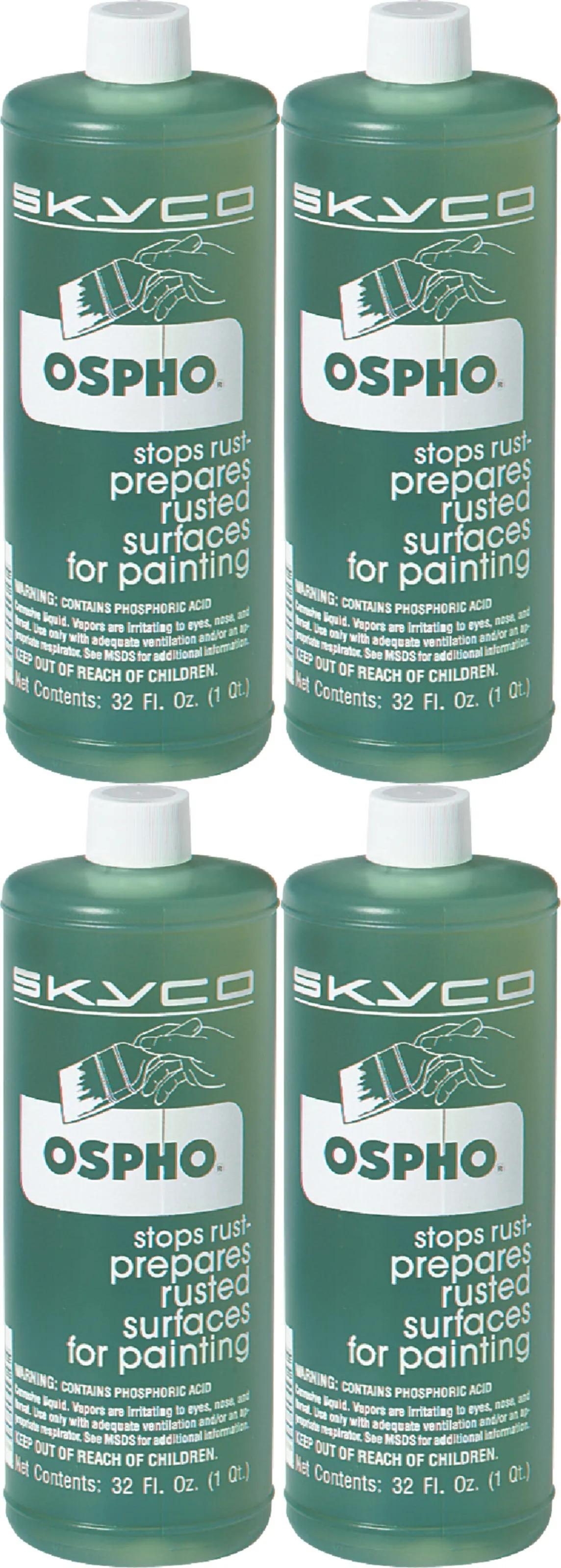 Ospho 605 Metal Treatment - 4 Pack (32oz each) - Rust Converter & Surface Prep