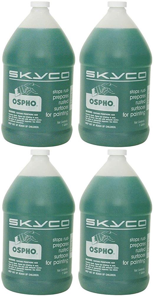 Ospho Gallon Rust & Stain Remover - 4 Pack (437037) - Rust Converter & Surface Prep
