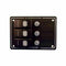 Marpac 7-0514 Boat 3 Gang Rocker Switch Power Panel – Marine Aluminum, Water Resistant