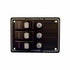 Marpac 7-0514 Boat 3 Gang Rocker Switch Power Panel – Marine Aluminum, Water Resistant