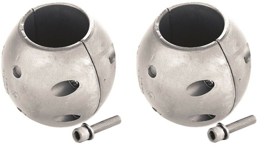 SHAFT SALTWATER ANODES 2 PACK ZINC SHAFT BARREL COLLAR MARTYR CMX09 FITS 2