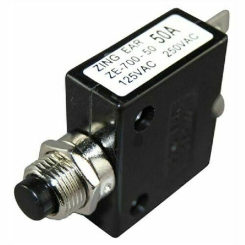 Marpac Boat Marine 50 Amp Push Button Circuit Breaker 15/32