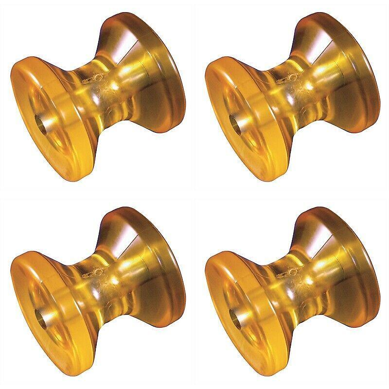 4-Pack Marpac Tough Guy 7-1566 Boat Trailer 3" Bow Stop Roller Poly – Non-Marring