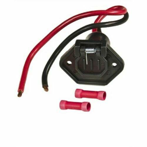 Marpac 7-1304 Trolling Motor Male Boat Side Connector Socket - 8 Gauge 12 Volt