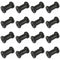 16-Pack Tough Guy Marpac 7-1875 5" Boat Trailer Spool Roller - Black Rubber, 5/8" Shaft