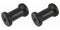 2-Pack Tough Guy Marpac 7-1875 5" Boat Trailer Spool Roller - Black Rubber, 5/8" Shaft