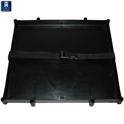 TH Marine Dual Battery Tray 27 Series with Poly Strap – DBH-27P-DP for Yamaha, Grady, SeaRay