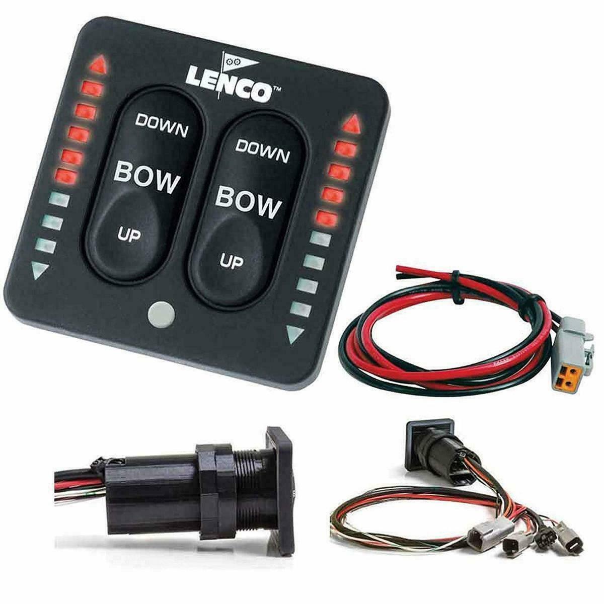 Lenco Marine 15170-001 LED Integrated Trim Tab Switch Kit F/Single Actuator MD