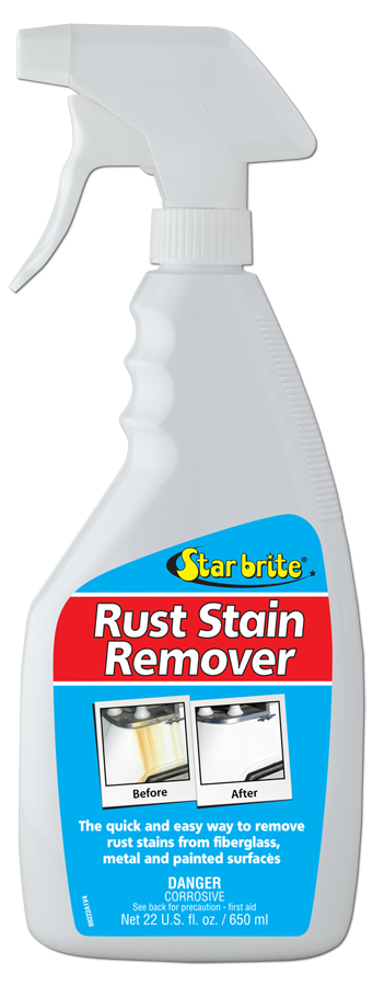 Rust Stain Remover Spray 22oz Good For Fiberglass & Metal StarBrite 89222