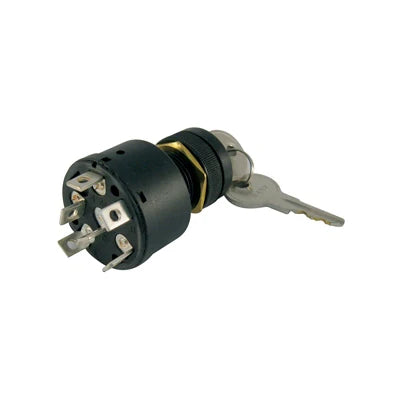 Boat Ignition Key Switch Push to Choke Mercury Outboard Off-On-Start 6 Terminals