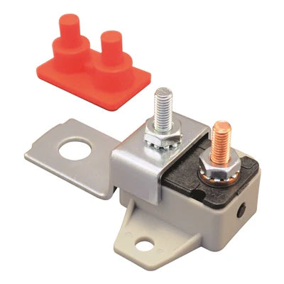 Marpac Boat 50 Amp 12V/24V Resettable Inline Circuit Breaker Kit – Marine Trolling Motor (7-1169)